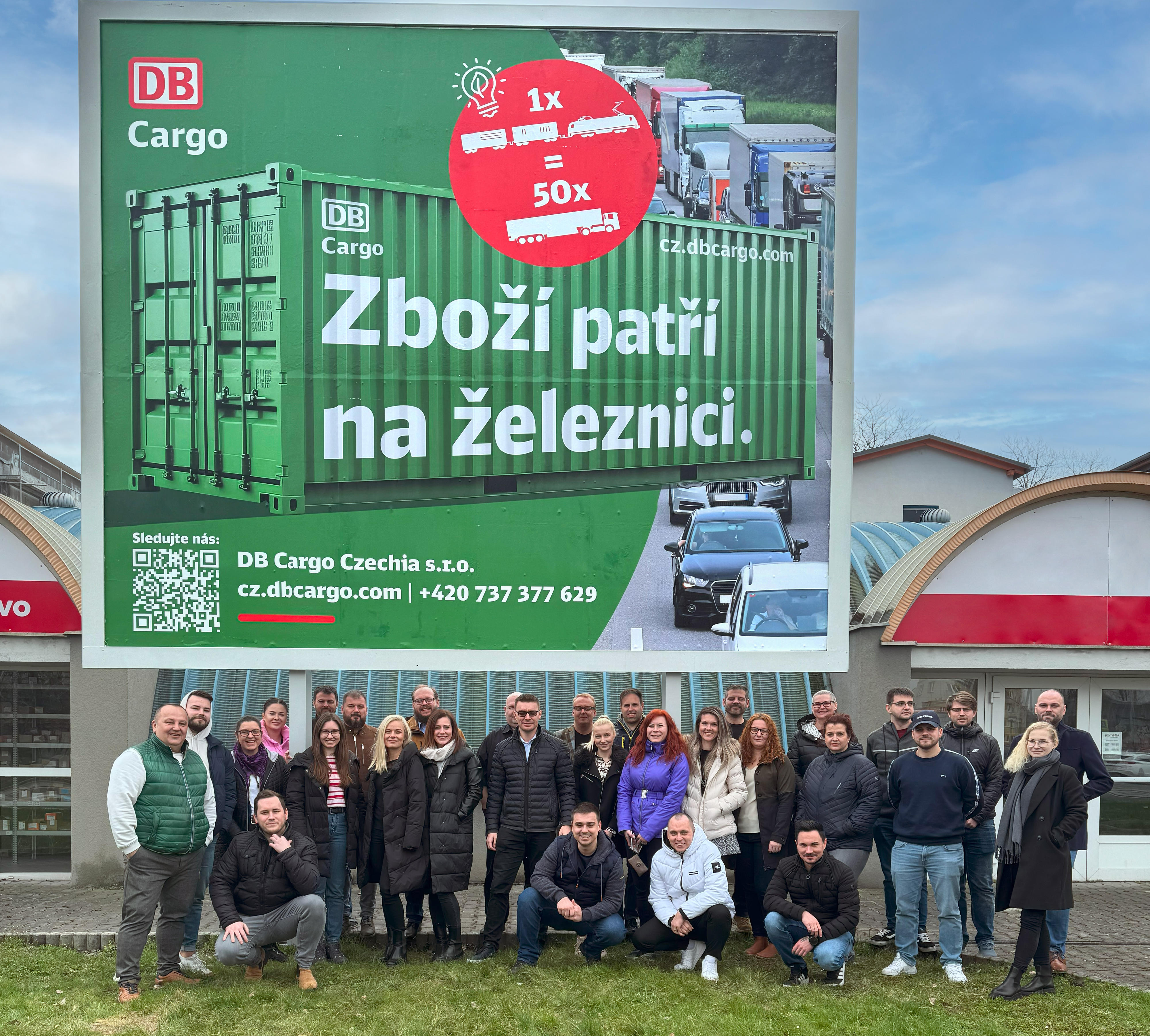 the team of db cargo czechia