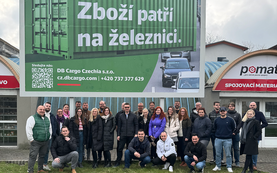 the team of db cargo czechia