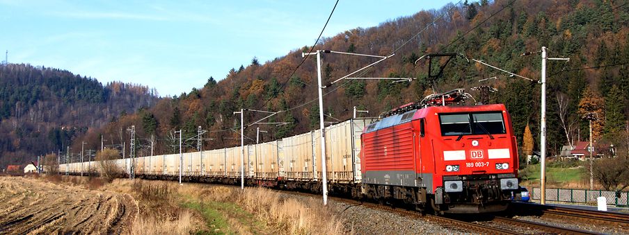 Train in Landscape
